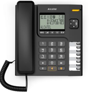 TELEFONO FIJO ALCATEL T78 NEGRO 3700601423600 ATL1423600