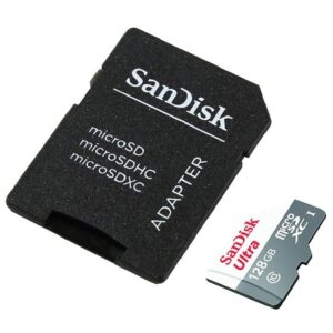 Tarjeta de Memoria SanDisk Ultra 128GB microSD XC con Adaptador/ Clase 10/ 80MB/s 619659185510 SDSQUNR-128G-GN3MA SND-MICROSD SDSQUNR128GGN3MA