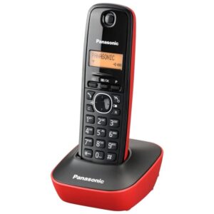 Teléfono Inalámbrico Panasonic KX-TG1611/ Negro y Rojo 5025232621712 KX-TG1611GR PAN-TEL KX-TG1611GR
