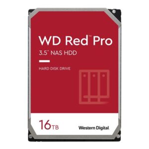 0718037877662 | P/N: WD161KFGX | Cod. Artículo: DSP0000019992 Disco duro interno wd western digital red pro 16tb 3.5pulgadas sata 6gb - s
