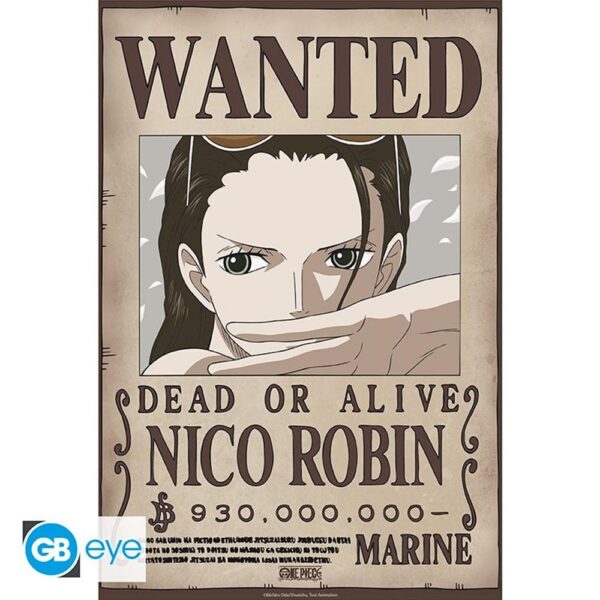 3665361146490 | P/N: GBYDCO644 | Cod. Artículo: MGS0000022583 Poster gb eye chibi one piece wanted nico robin wano