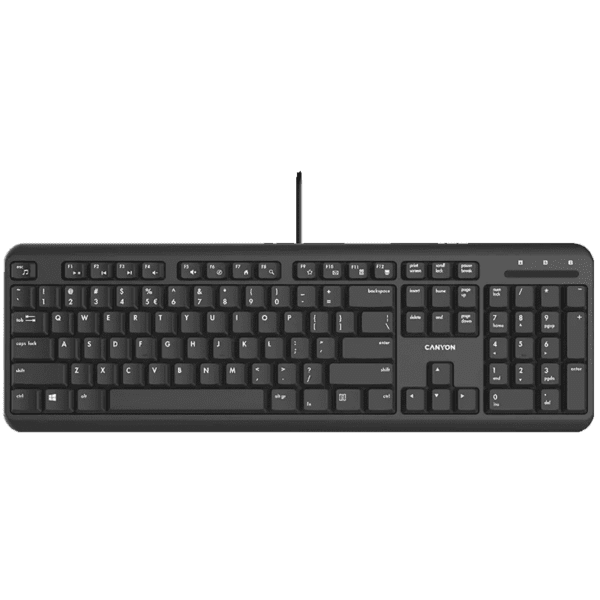 5291485015978 CZCNSHKB02ES CANYON TECLADO ALÁMBRICO HKB-20 ES LAYOUT SERIE VELVET TREAD NEGRO