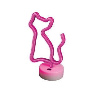 5900495059444 | P/N: RTV100303 | Cod. Artículo: DSP0000024231 Lampara forever neon led on a stand cat pink