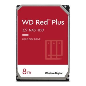 718037899817 | P/N: WD80EFPX | Cod. Artículo: DSP0000024931 Disco duro interno hdd wd western digital red plus wd80efpx 8tb 3.5pulgadas sata 6gb - s 5640rpm 256mb