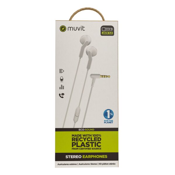 Auriculares muvit e56 blanco - Imagen 6