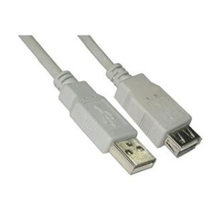 8433281000452 10.01.0203 CABLE USB 2.0 PROLONGACION A/M-A/H 1.8M NANOCABLE