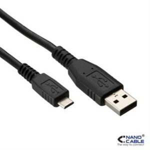 8433281004429 10.01.0500 CABLE USB 2.0 A/M-MICRO USB B/M 0.8M NEGRO NANOCABLE