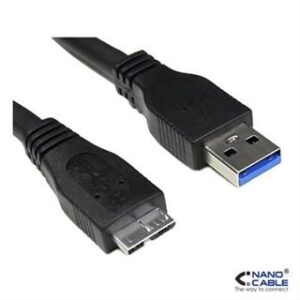 8433281004689 10.01.1101-BK CABLE USB 3.0 A/M-MICRO B/M 1M NEGRO NANOCABLE