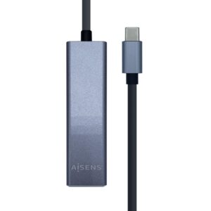 CONVERSOR AISENS USB3.1 GEN1 USB-C ETHERNET GIGABIT 3xUSB3.0 15CM 8436574704129 A109-0396