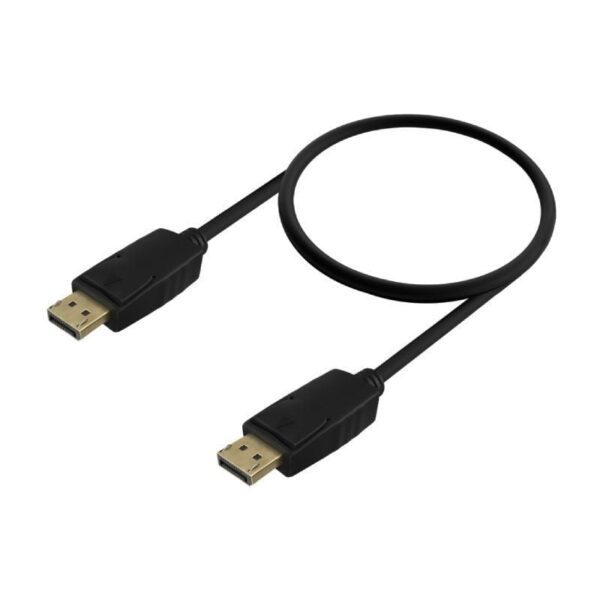 Cable DisplayPort 1.2 CCS 4K Aisens A124-0741/ DisplayPort Macho - DisplayPort Macho/ Hasta 5W/ 2300Mbps/ 3m/ Negro - Imagen 2