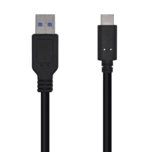 Cable USB 3.1 Tipo-C Aisens A107-0449/ USB Tipo-C Macho - USB Macho/ 50cm/ Negro 8436574705003 A107-0449 AIS-CAB USB A107-0449