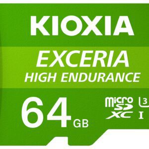 MICRO SD KIOXIA 64GB EXCERIA HIGH ENDURANCE UHS-I C10 R98 CON ADAPTADOR 4582563851153 LMHE1G064GG2