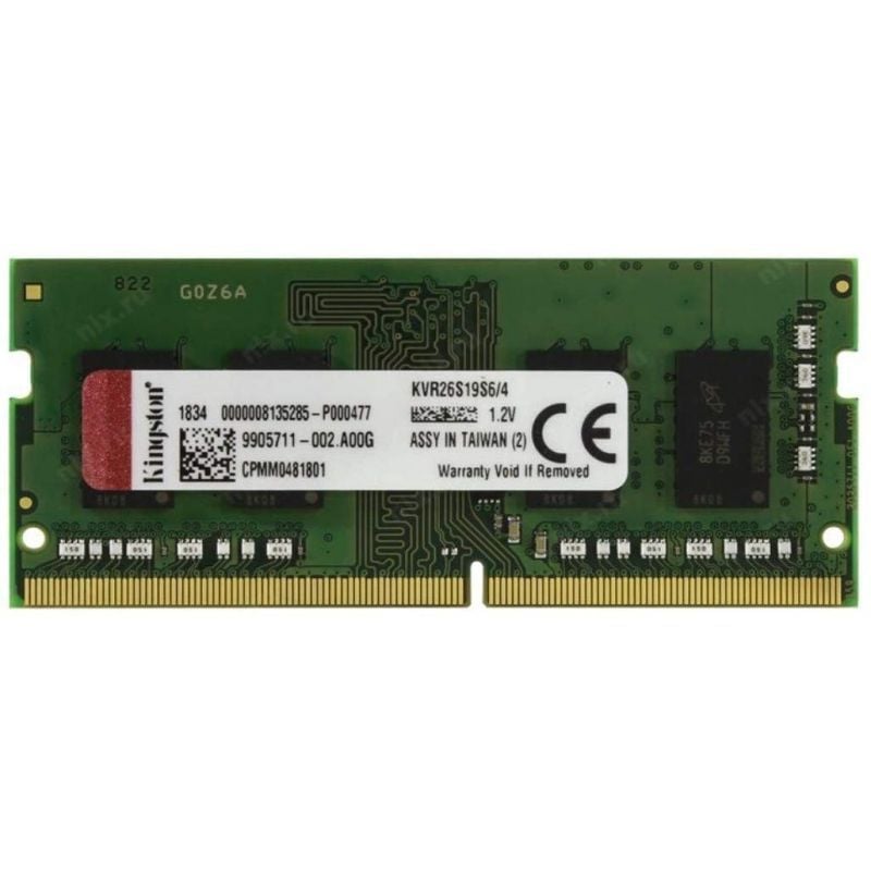Memoria-RAM-Kingston-ValueRAM-4GB-DDR4-2666MHz-1.2V-CL19-SODIMM-740617280647-KVR26S19S64-KIN-4GB-KVR26S19S6-4-1
