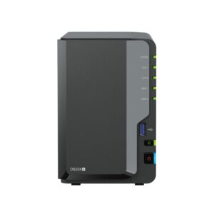 NAS SYNOLOGY DS224+ 2 BAHIAS ETHERNET J4125 NEGRO 4711174725250 DS224+