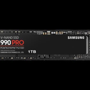 Samsung 990 PRO M.2 1000 GB PCI Express 4.0 V-NAND MLC NVMe 8806094215021 | P/N: MZ-V9P1T0BW | Ref. Artículo: 1362210