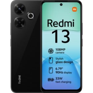 Smartphone Xiaomi Redmi 13 6GB/ 128GB/ 6.79"/ Negro Medianoche 6941812776803 MZB0GZ5EU XIA-SP REDMI 13 6-128 BK