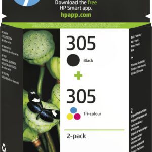 TINTA HP 305 PACK COLOR NEGRO 0195161166969 6ZD17AE