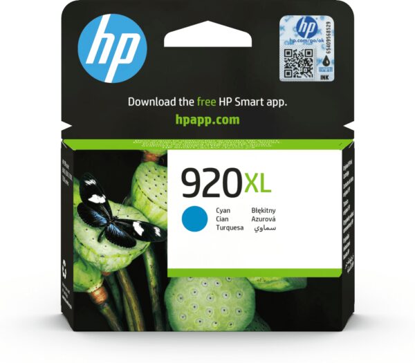 TINTA HP 920XL CIAN 0884420649281 CD972AE