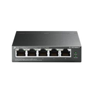 TP-LINK TL-SG1005LP switch No administrado Gigabit Ethernet (10/100/1000) Energía sobre Ethernet (PoE) Negro 6935364052720 | P/N: TL-SG1005LP | Ref. Artículo: 1354263