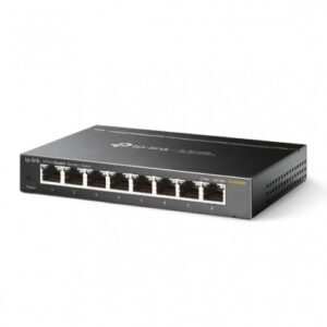 TP-LINK TL-SG108S No administrado L2 Gigabit Ethernet (10/100/1000) Negro 6935364083526 | P/N: TL-SG108S | Ref. Artículo: 1335514