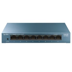TP-Link LS108G No administrado Gigabit Ethernet (10/100/1000) Azul 6935364085452 | P/N: LS108G | Ref. Artículo: 1326992