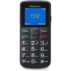 Teléfono Móvil Panasonic KX-TU110EXB para Personas Mayores/ Negro 5025232891856 KX-TU110EXB PAN-TEL KX-TU110EXB