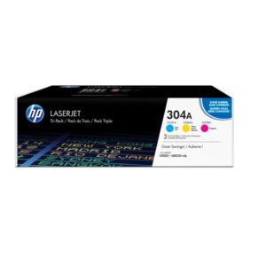 0887111403032 | P/N: CF372AM | Cod. Artículo: DSP0000006393 Multipack toner hp 304a cian magenta amarillo