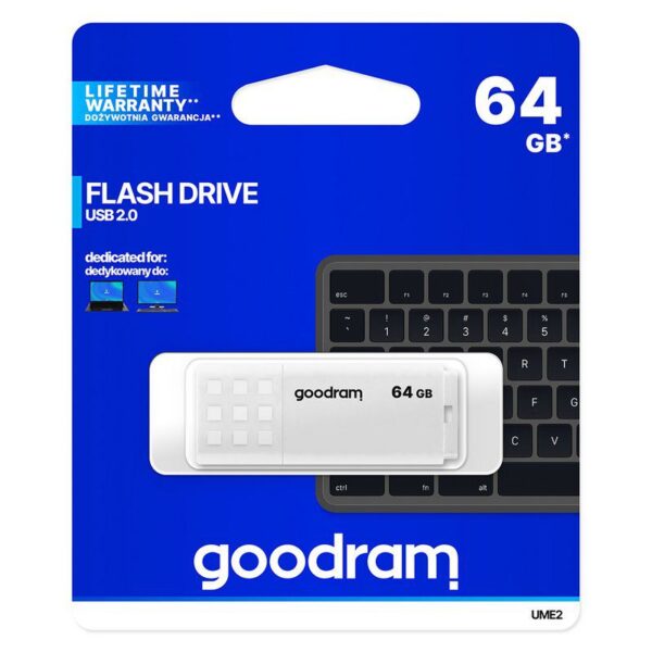 Usb 2.0 goodram 64gb ume2 blanco - Imagen 5