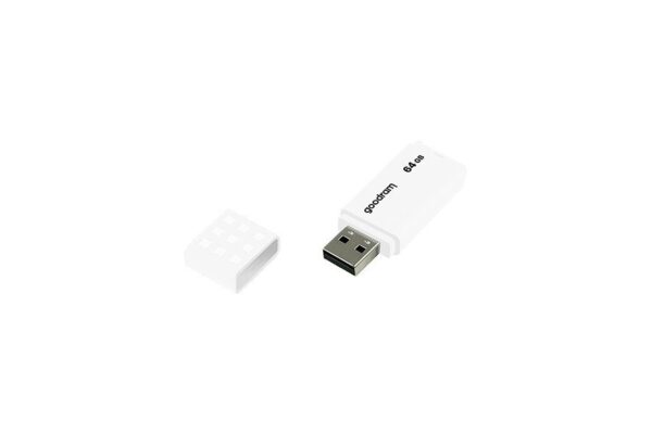 5908267935699 | P/N: UME2-0640W0R11 | Cod. Artículo: DSP0000003665 Usb 2.0 goodram 64gb ume2 blanco