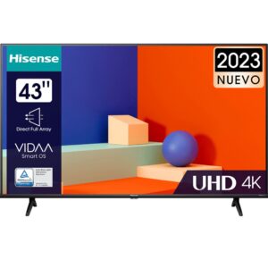 6942147490839 | P/N: 43A6K | Cod. Artículo: MGS0000016558 Tv hisense 43pulgadas led 4k uhd -  43a6k -  smart tv