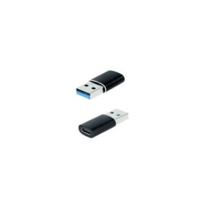 8433281012271 10.02.0012 ADAPTADOR USB-A/M 3.1 A USB-C/H ALUMINIO NEGRO NANOCABLE