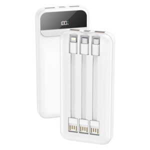 8434847069630 8434847069630 COOL BATERÍA EXTERNA  POWER BANK 10.000 MAH CARGA RÁPIDA 22.5W (3 CABLE) BLANCO