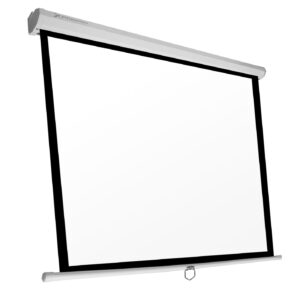 8436043192013 | P/N:  | Cod. Artículo: PHPANTALLA-144 Pantalla manual videoproyector pared y techo phoenix 80´´ 1.4m x 1.4m ratio 1:1 - 16:9 - 4:3 posicion ajustable  - carcasa blanca - tela super resistente