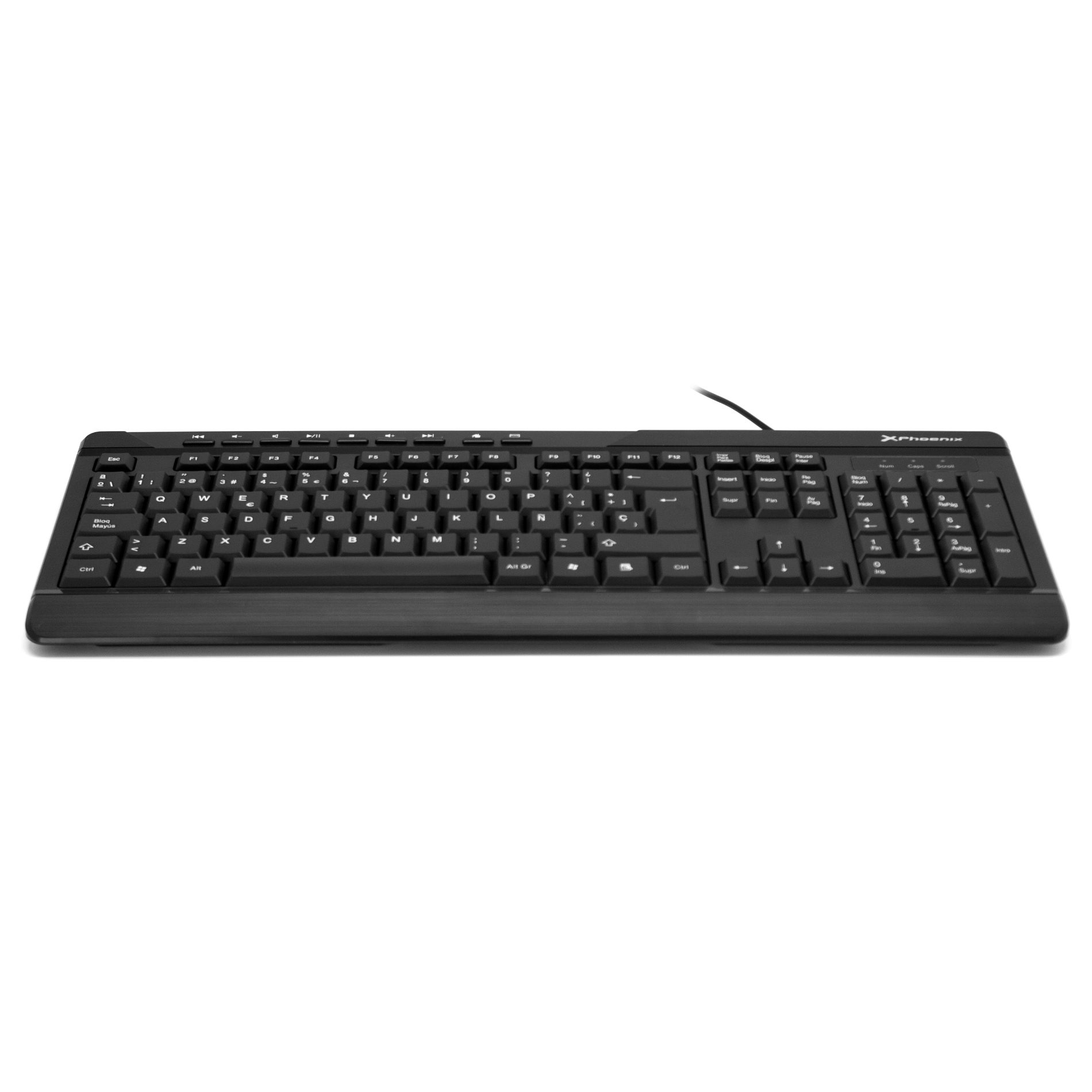 8436583230244-PN-Cod.-Articulo-PHKEYLIGHTMEDIA-Teclado-multimedia-key-light-media-espanol-con-cable-usb-qwerty-1