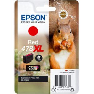 8715946645681 | P/N: C13T04F54010 | Cod. Artículo: T04F54 Cartucho tinta epson c13t04f54010 singlepack rojo 478xl claria photo hd ink