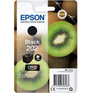 8715946646183 | P/N: C13T02E14010 | Cod. Artículo: T02E14010 Cartucho tinta epson c13t02e14010 singlepack negro 202 claria premiun ink xp - 6000 - xp - 6005 - kiwi