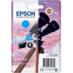 8715946652825 | P/N: C13T02W24010 | Cod. Artículo: T02W2 Cartucho tinta epson t02w240 502xl cian ink