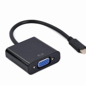 CABLE ADAPTADOR USB TIPO C A VGA 15 CM NEGRO 8716309124102 A-CM-VGAF-01