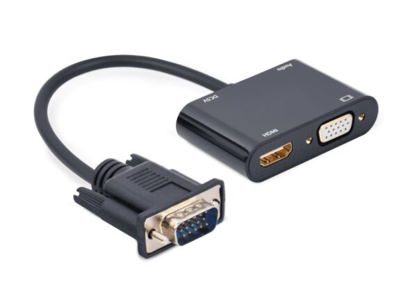 CABLE ADAPTADOR VGA A HDMI VGA 0 15 M NEGRO 8716309124423 A-VGA-HDMI-02