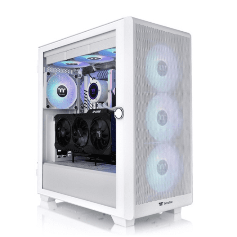 CAJA THERMALTAKE S250 TG ATX 2XUSBA 3.2 ARGB SIN FUENTE BLANCO 4711475641587 CA-1Y6-00M6WN-00