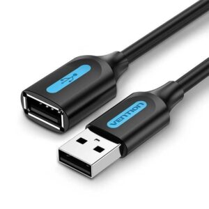 Cable Alargador USB 2.0 Vention CBIBJ/ USB Macho - USB Hembra/ 480Mbps/ 5m/ Negro 6922794748538 CBIBJ VEN-CAB CBIBJ