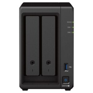 NAS Synology Diskstation DS723+/ 2 Bahías 3.5"- 2.5"/ 2GB DDR4/ Formato Torre 846504004447 DS723+ SYN-NAS DS723 PLUS