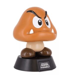 Paladone Goomba Icon Light Luz de noche con enchufe o Luz quitamiedos con enchufe 5055964717834 | P/N: PP4373NNV3 | Ref. Artículo: 1384347