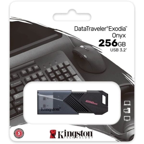 Pendrive 256GB Kingston DataTraveler Exodia Onyx USB 3.2 - Imagen 3