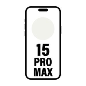 Smartphone Apple iPhone 15 Pro Max 256GB/ 6.7"/ 5G/ Titanio Blanco 195949048364 MU783QL/A APL-IPHONE MU783QL/A