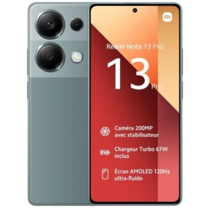 Smartphone Xiaomi Redmi Note 13 Pro 12GB/ 512GB/ 6.67"/ Verde 6941812762929 MZB0G72EU XIA-SP NOTE13P 12-512 GREE