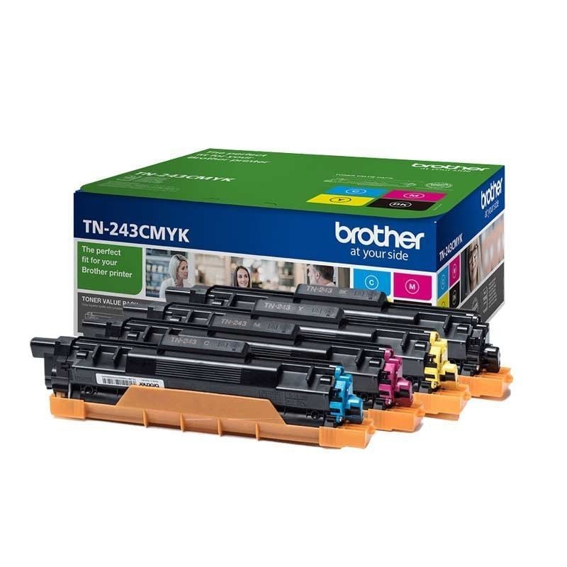 Tóner Original Brother TN-243CMYK Multipack/ Cian/ Magenta/ Amarillo/ Negro 4977766787611 TN243CMYK BRO-TN243CMYK