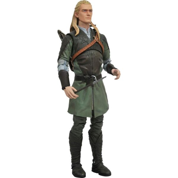 0699788838570 | P/N: FB208569 | Cod. Artículo: DSP0000026164 Figura diamond collection el señor de los anillos series 1 re - run legolas 18cm