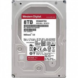 0718037858425 | P/N: WD8003FFBX | Cod. Artículo: DSP0000002469 Disco duro interno hdd wd western digital nas red pro wd8003ffbx 8tb 3.5pulgadas sata 3 7200rpm 256mb