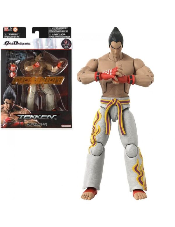 3296580406715 | P/N: 40671 | Cod. Artículo: MGS0000020404 Figura bandai game dimensions tekken kazuya mishima